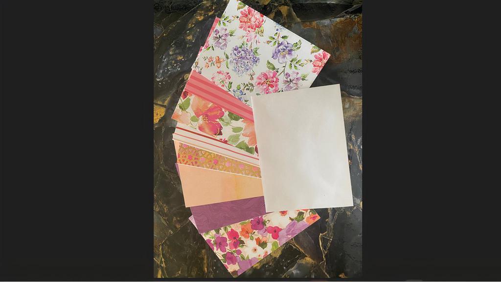 Floral Cards · Floral Designed cards, please add card message in special comments and choose the card you want, or one will be picked for you.
