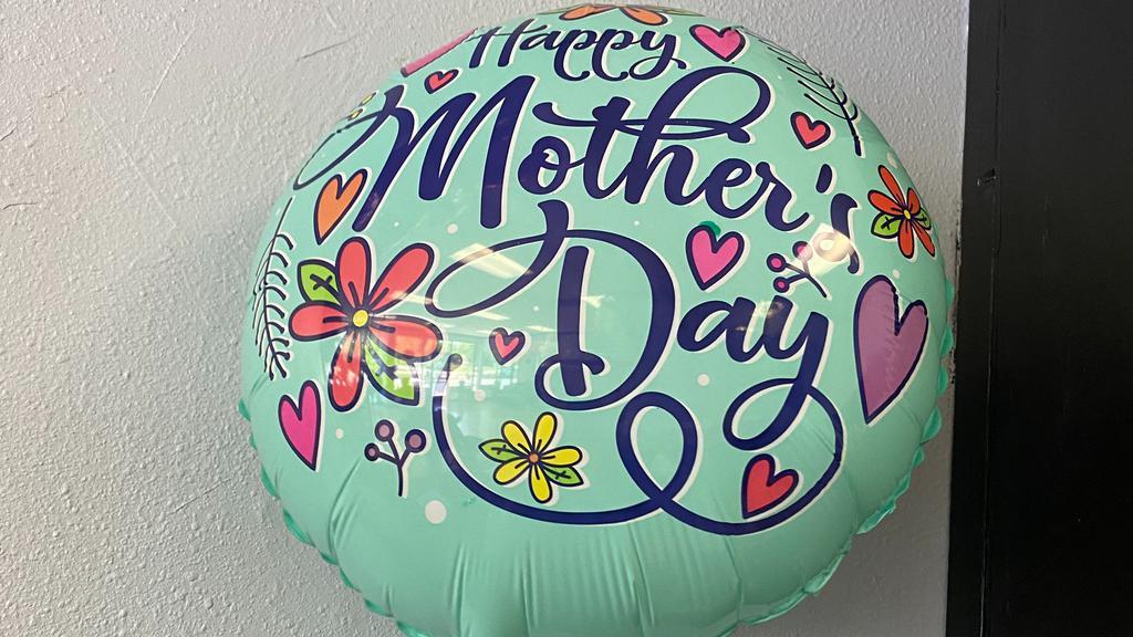 Teal Circle Mother'S Day Balloon · 