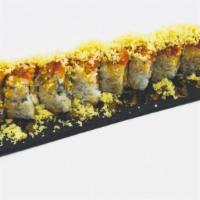 Hot Night Roll* · In: Cucumber, Crab, Shrimp Tempura
Out: Spicy Tuna, Crunch
Sauce: Spicy Mayo, Eel Sauce