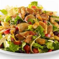 Salad · A bed of lettuce and cabbage loaded with your choice of protein, toppings, and dressing.