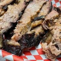Brisket Meal · A 2lb portion of our mouth-watering Brisket, slowly smoked to perfection.  Includes two larg...
