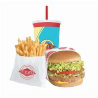 Veggieburger Meal · Includes burger fries and drink