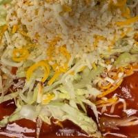 Chicken Enchilada · Served with cheese and lettuce