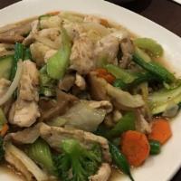 Mixed Vegetables (Gf) · ​Stir-fried fresh garlic with Napa cabbage, carrot, green bean, celery, cabbage, broccoli, s...