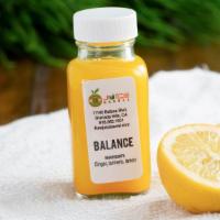 Balance · Turmeric, Ginger. Lemon