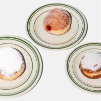 Mini Bombolone · Nutella, raspberry jam, or snickerdoodle creme filling