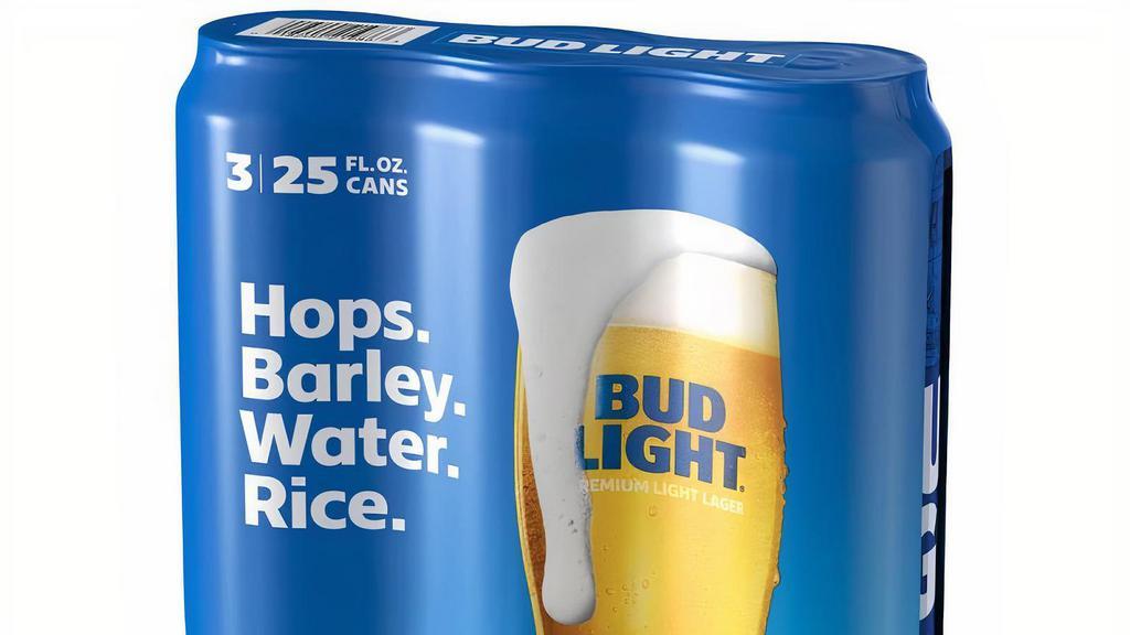 Bud Light 3 Pack  · 3 Pack of 25oz cans.