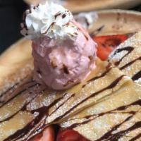 Sweet Crepe · Our Sweet Crepe comes with whipped cream and powder sugar.    Add additional items from our ...