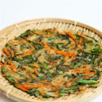 Buchimgae · 야채 부침개 Korean style vegetable pancake.