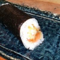 Shrimp Tempura Bullet · For those who cannot eat raw fish. Ingredients: shrimp, wheat, ginger, eel sauce (soy sauce,...
