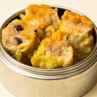 D2 Pork & Shrimp Siu Mai 燒賣 · Four pieces.