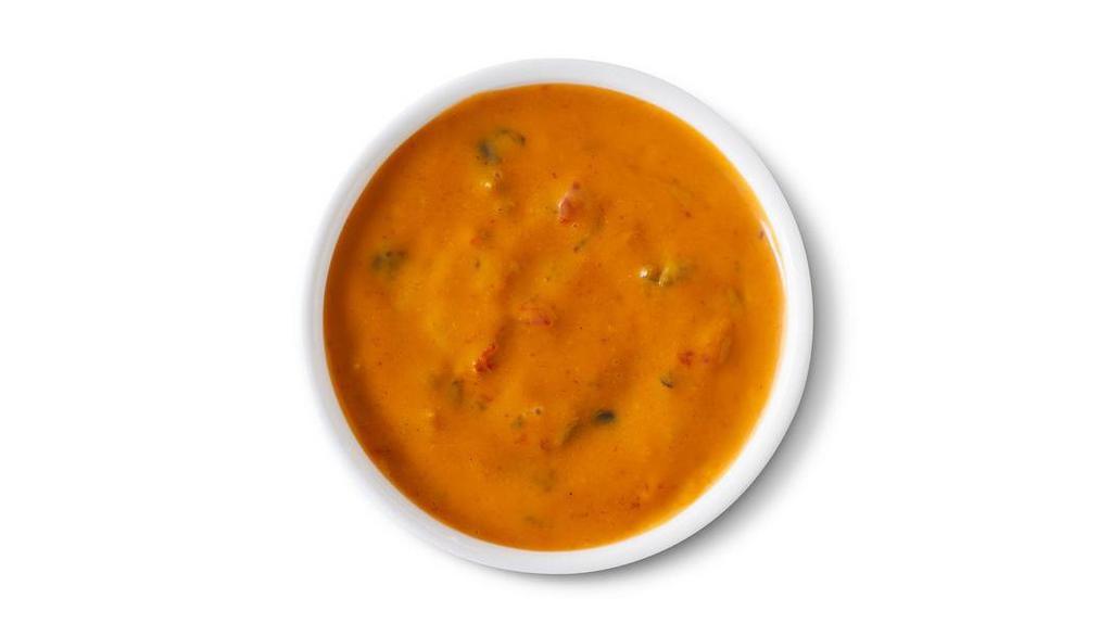 Side Of Queso Diablo · Side of our spicy signature Queso Diablo. Spice level 3 out of 4. [Cal 90-180]