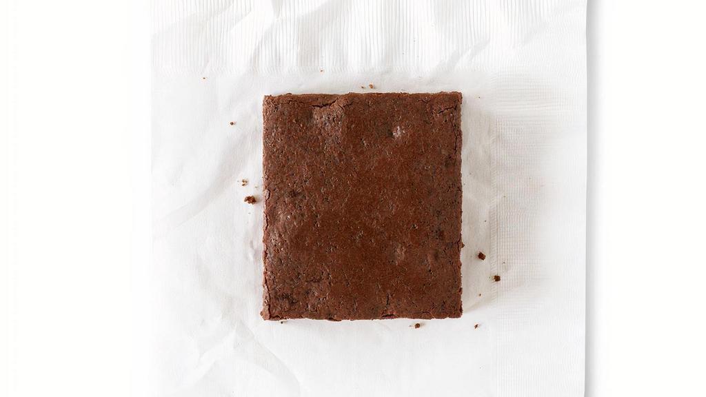 Chocolate Brownie · Fudgy brownie with chocolate chips. [Cal 360]