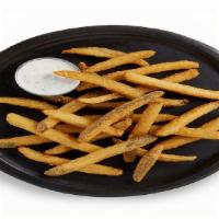 Pickle Breaded Spicy Fries · Crispy, tangy thin-cut dill pickle fries lightly coated in a premium cornmeal and spicy must...