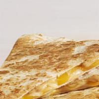 Cheese Quesadilla · Jalapeno sauce and Cheese in it.