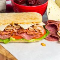 Chipotle All Star · A loaded mildly spicy sandwich with Genoa salami, turkey, ham and Pepper Jack cheese. Delici...