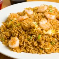 Shrimp Fried Rice (虾饭) · Stir-fried rice with shellfish.