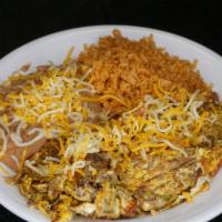 Machaca With Eggs Plate · 