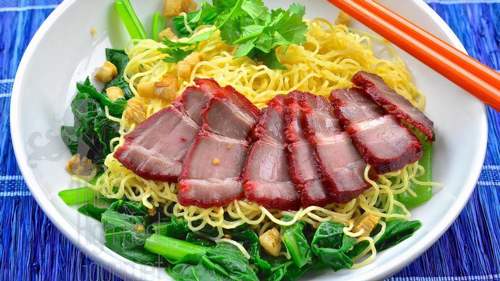 12Aa. Lo Mein · Thai style dry egg noodles With bbq pork and vegetables.