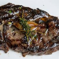 Rib Eye With Primo Side (1) · 16 ounces.