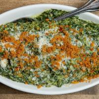 Creamed Spinach - Primo  · Creamy Boursin Cheese tossed with Parmesan Cheese