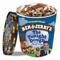 Ben & Jerry'S The Tonight Dough · Caramel & Chocolate ice creams with chocolate cookie swirls & gobs of chocolate chip cookie ...