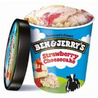 Ben & Jerry'S Strawberry Cheesecake · Strawberry cheesecake ice cream with strawberries and a graham cracker swirl. 16oz