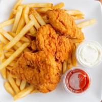 Chicken Tenders · Fried Chicken Tenders with French Fries