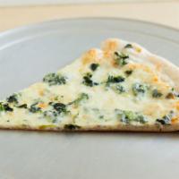 White Pizza Slice · Large slice made from 18