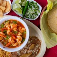 Camarones A Al Mojo De Ajo · 
