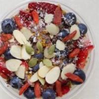 Large Build Your Own Bowl · Mix and match bases with unlimited fruits and toppings. (24 oz).