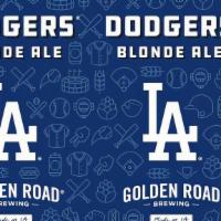 Dodgers Blonde Ale · For a couple of Kansas City-born Golden Roaders, the idea of developing a new beer with thei...