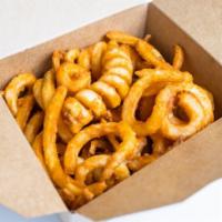 Curly Fries · Crispy, seasoned curly fries