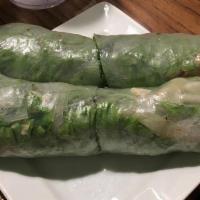 Bbq Spring Rolls (2) · BBQ Pork/Chicken/Beef, rice vermicelli, lettuce,
beansprouts, shredded mint and crispy wonto...