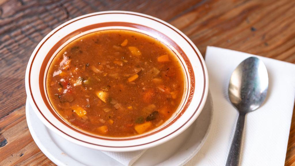 Cup Of Soup · Your choice of soup of the day or minestrone.