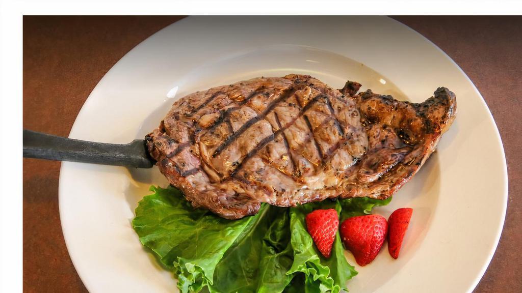Ny Steak · Hand-cut, USDA choice NY steak, cooked to perfection.