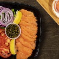 Nova Lox Plate · Nova Lox Kit is a great add-on to the Brunch Kit or any of our fresh-baked bagels. Includes ...