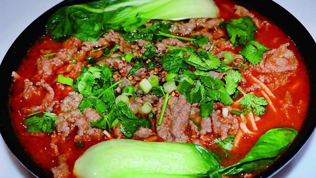 Spicy Beef Noodle With Hot Chili Oil · Spicy.