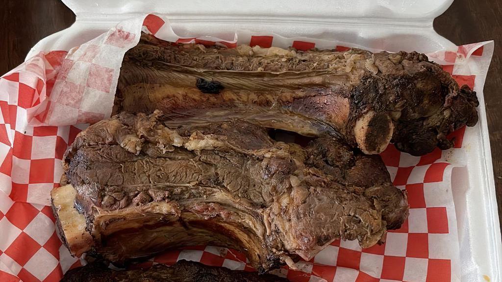 Beef Rib Platter · Includes texas toast and choice of 2 sides.