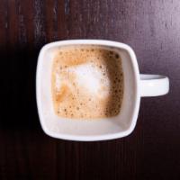 Macchiato · Espresso with a dollop of steamed milk.