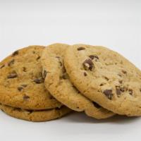 Vegan Chocolate Chip Cookie 1.5 Oz. · Contains Wheat and Soy. ALLERGEN INFO: THIS ITEM IS PRODUCED IN A FACILITY WHERE WHEAT, EGGS...