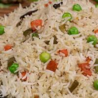 Veg Fried Rice · Indo-Chinese style fried rice tossed with vegetables.