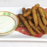 Fried Green Bean · Deep-fried green beans with wasabi mayonnaise sauce.