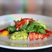 Lobster Salad · Avocado, arugula, tofu-lime dressing.