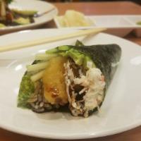 Vegetable Hand Roll · Cucumber, avocado, asparagus, lettuce and radish sprout