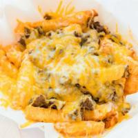 Carne Fries · fries, meat & cheese
