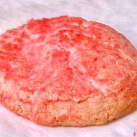 Giant Cotton Candy Cookie (Single Cookie) · A giant sugar cookie made with pink cotton candy floss sugar with the unmistakable classic f...