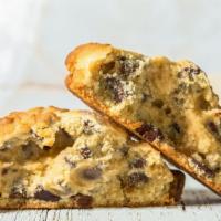 Giant Chocolate Chip Cookie (Single Cookie) · A GIANT baked cookie, more than 1/4 pound, and ready to eat. This ultra thick cookie is made...