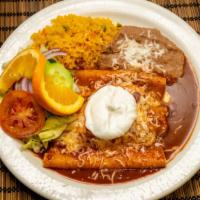 Enchiladas De Camaron · Shrimp Enchilada