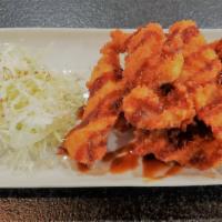 [Sp] Chicken Breast Katsu Strips · Now a special item due to limited availability of chicken breast: All white-meat, chicken br...